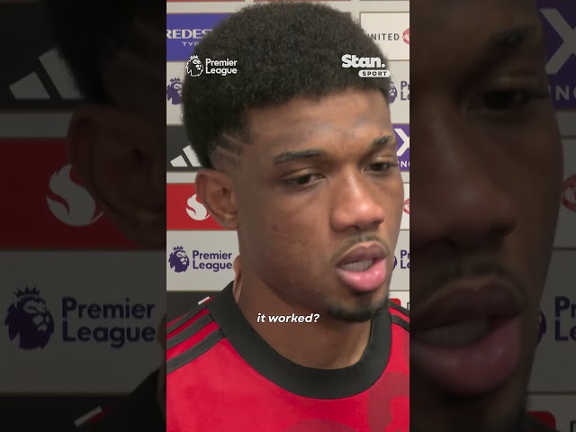 Amad Diallo says that Man United are upset to have dropped two points at home 😭 #ManchesterUnited