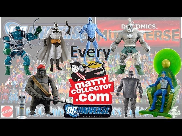 Every Mattel DC Universe Classics Matty Collector Club Infinite Earths Comparison List