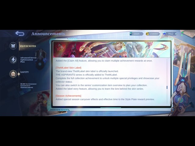 Karrie Lukas Kalea Haya Obsidia Buff & Sun Hylos Adjustment - Patch Notes 2.2.06 Advance Server MLBB