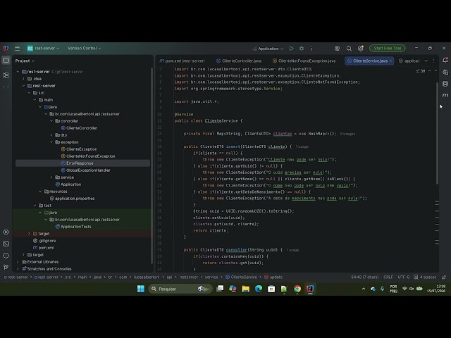 Como criar API Rest PATCH no Java com Spring Boot 4