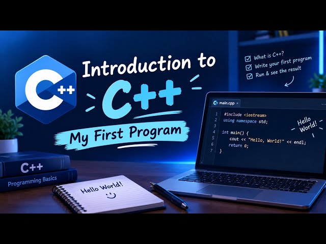 Learn C++ #1: Introduction & Your First Program
