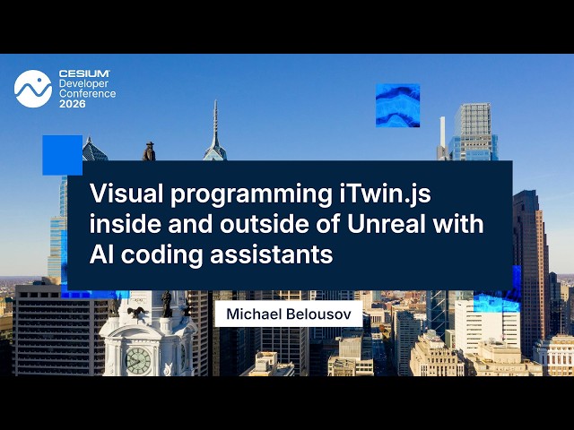 Visual programming iTwin.js inside & outside of Unreal with AI coding assistants - Michael Belousov