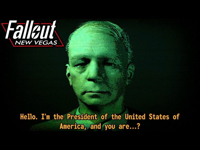 Meeting The Enclave President in Fallout New Vegas