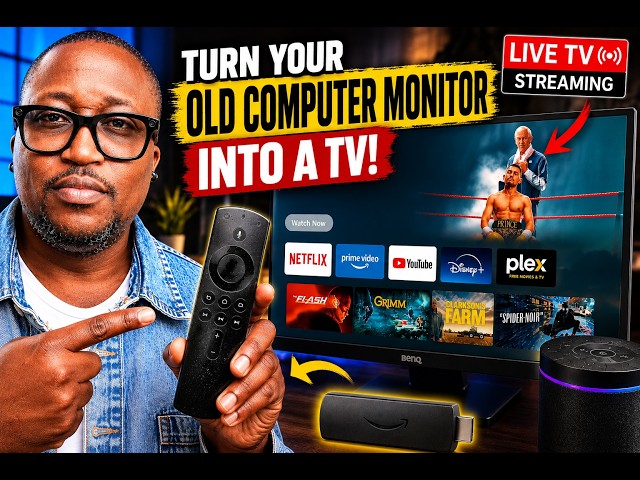 Transform your old computer monitor into a TV
