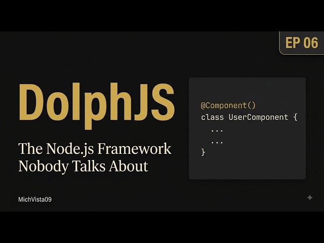 DolphJS Explained — The Node.js Framework Nobody Is Talking About