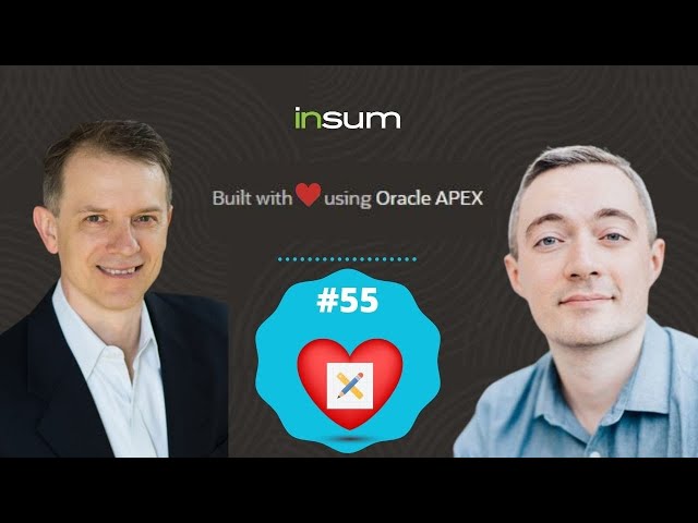 APEX Instant Tips #55: APEX -- Built with 💓 using Oracle APEX