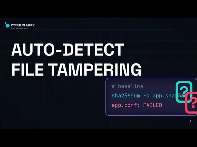 You've Been Checking Files Wrong: Auto-Detect Tampering with SHA-256 (Linux)