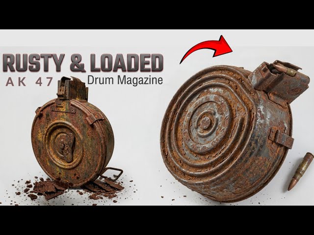 Best Restoration of an Old AK 47 Drum Magazine
