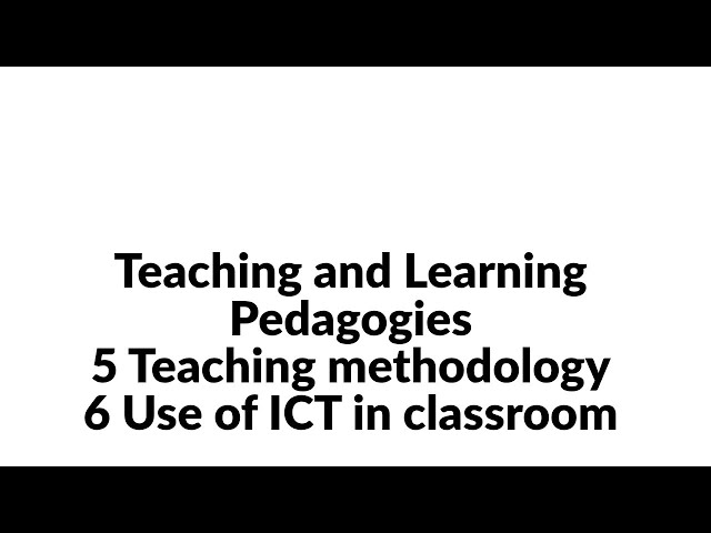 Teaching Methodology | Use of ICT in Classroom | Pedagogy | Imran Sarwar 