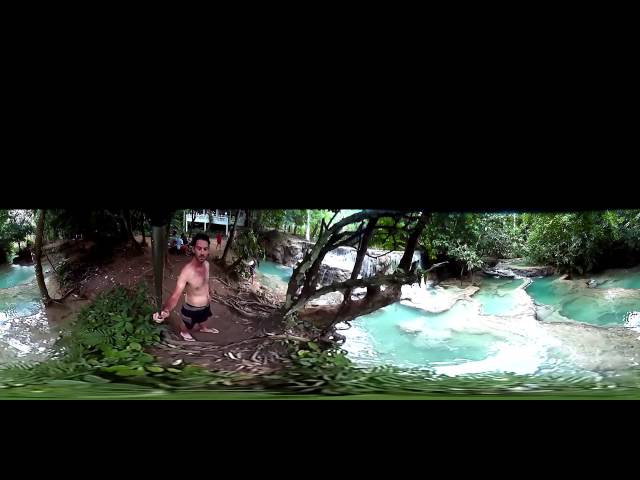 360° video - Luang Prabang Waterfalls2 - Kodak SP360