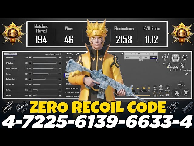 NEW UPDATE 4.5 CODE 🔥 PUBG MOBILE/BGMI SENSITIVITY SETTINGS 2026 | BEST SCOPE SENSITIVITY SETTINGS✅