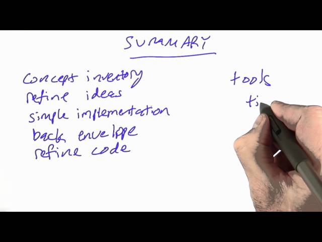 Zebra Summary - Design of Computer Programs