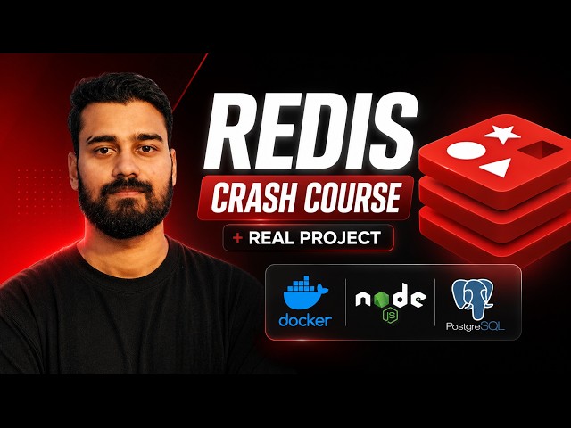 Redis Crash Course 🔥 | Learn Redis by Building a Real Backend Project
