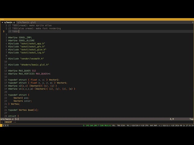 2D Renderer in C and sokol-gfx