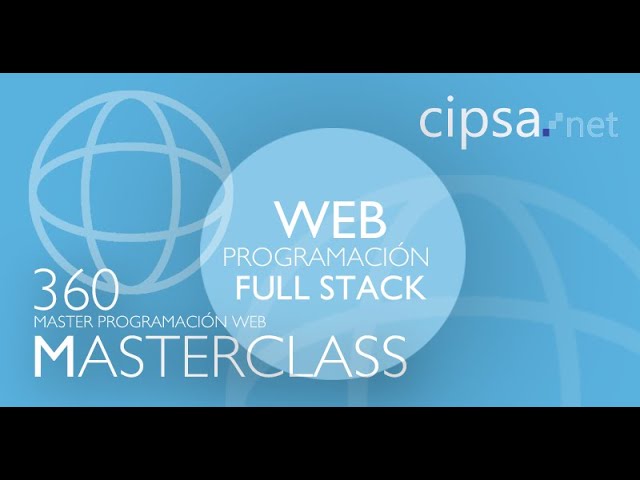 Masterclass Programacion Web App PWA full stack CIPSA Barcelona