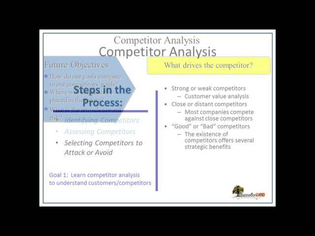 8 competitor analysis