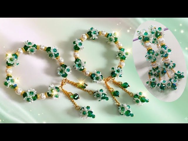 Viral Gajra Bracelet Tutorial 🎀✨ || Easy Gajra Bracelet Tutorial for beginners #diy #gajrabracelet 