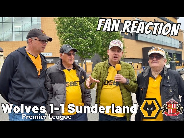 INEPT 🤔 Wolves 1-1 Sunderland Instant Fan Reaction | Premier League
