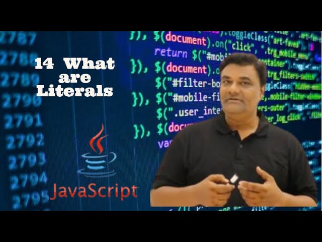 14  What are Literals JavaScript Full Course (2023) - Beginner to Pro -