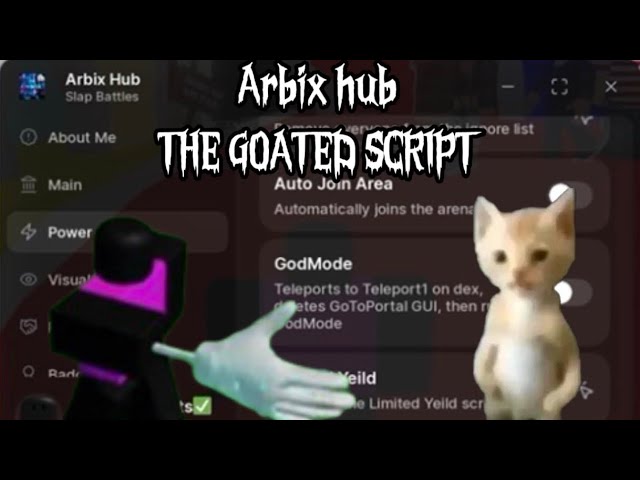 Slap battles script:arbix hub 2026