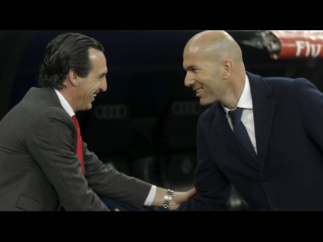 Unai Emery voit grand pour Zinedine Zidane
