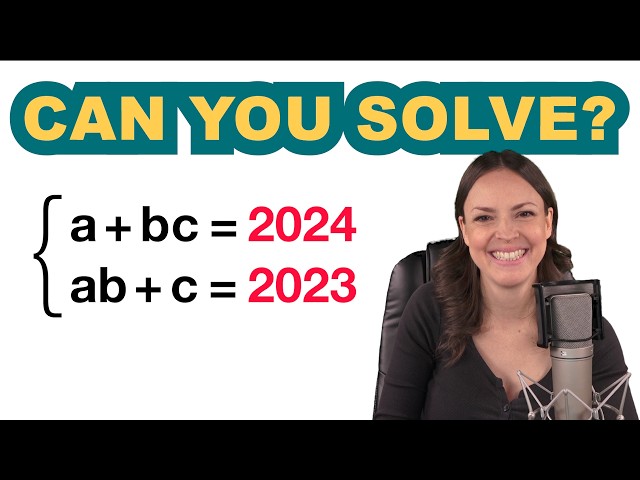 Can You Find the Numbers in This Impossible-Looking System?