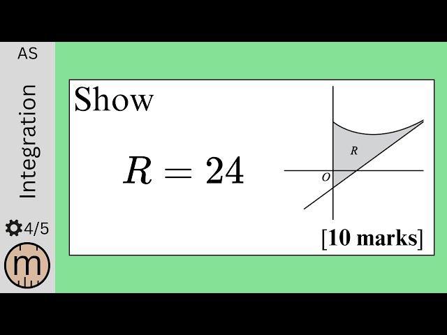 The Nicest 10 Mark Question I've Seen [Edexcel]