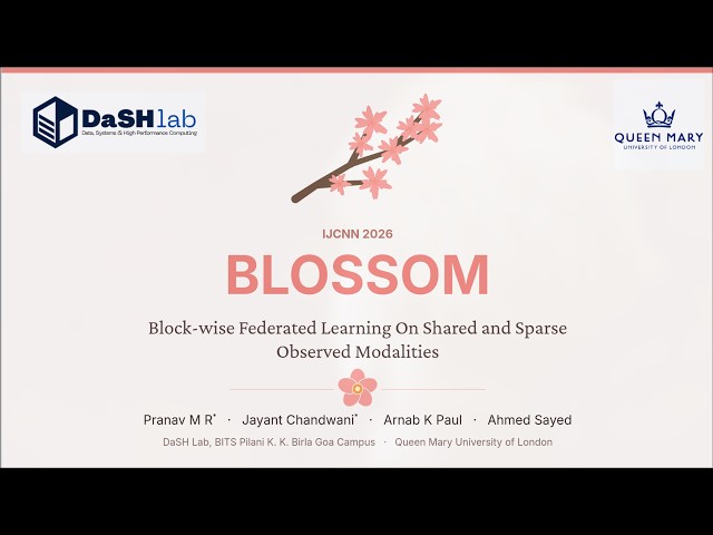 BLOSSOM: Block-wise Federated Learning Over Shared and Sparse Observed Modalities (IJCNN 2026)