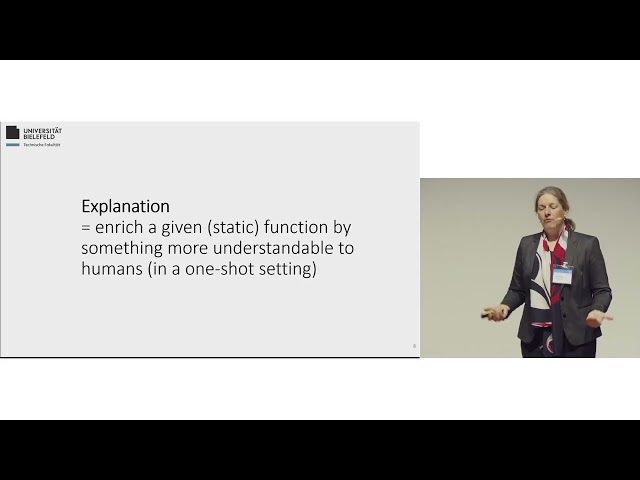 Explaining neural networks deep and shallow (Barbara Hammer)