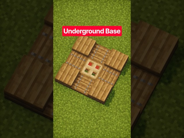 Minecraft Starter House Build Tutorial 🏠| Easy Survival Base Idea |  #Minecraft