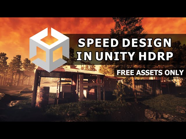 Abandoned Shelter - Free assets only | Speed Level Design | Unity | HDRP