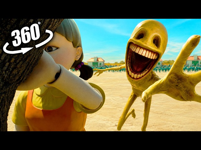 Verity in Squid Game Red Light Green Light | VR / 4K | Minecraft Verity Mode