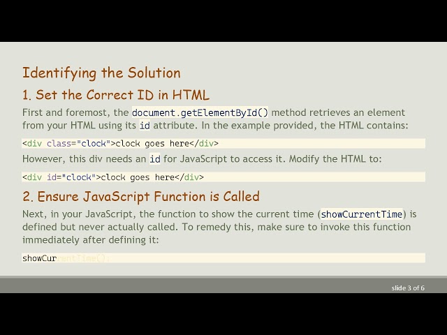 How to Fix the getElementById Issue: Linking HTML and JavaScript for Beginners
