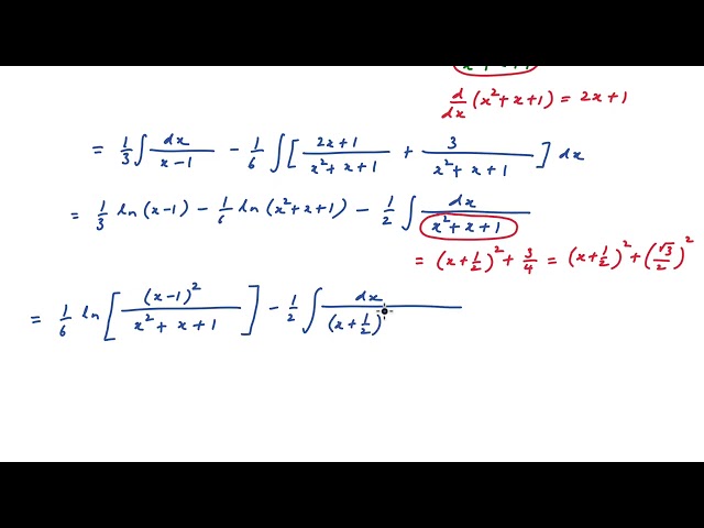 Calculate the integral of 1/(x^3 -1) between the limits 0 to infinity.