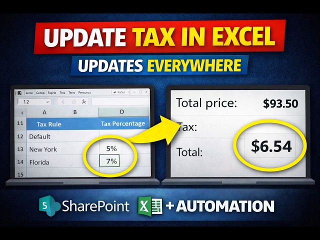 Hire Expert to Automate Booking System Tax Using SharePoint API & Excel