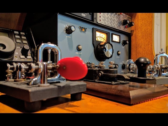 Simulated Morse Code proficiency exam @5wpm