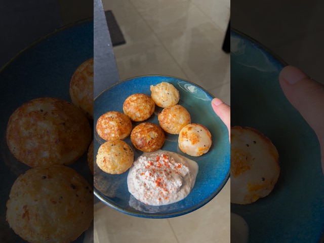 Chutti pe bohot hi time hone par banaya mast suji appe aur peanut chutney #shorts #youtubeshorts