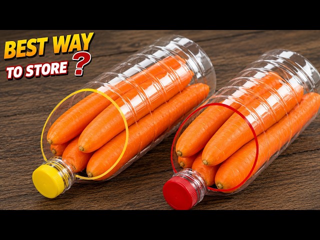 Carrots Stay Fresh for a Whole Month with This Old Farmer’s Trick! | Epic Tips