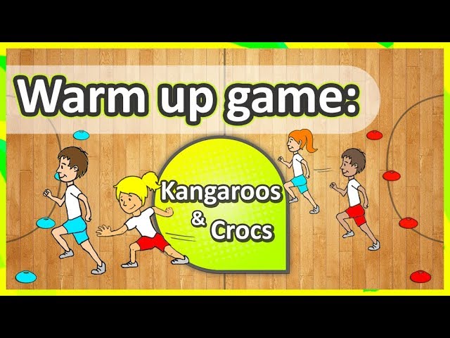 Warm up game: 'Kangaroos & crocodiles' (K-6) | Teaching Fundamentals of PE