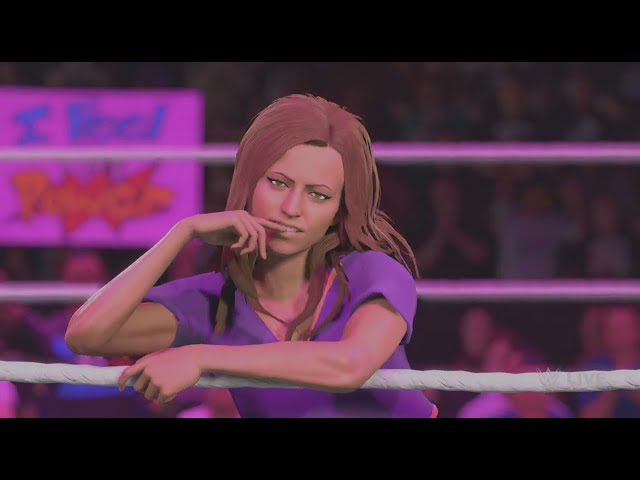 Batgirl contra Bonnie Rockwaller, combate por KO