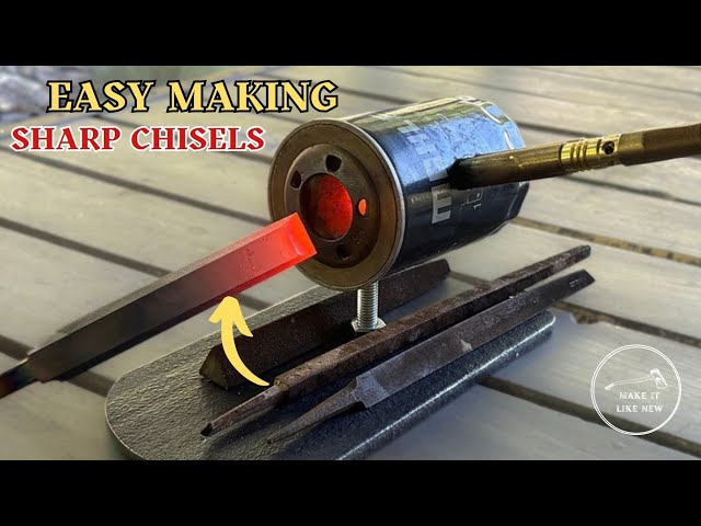 Don’t Trash Old Tools! Transform a File into a Sharp Chisel