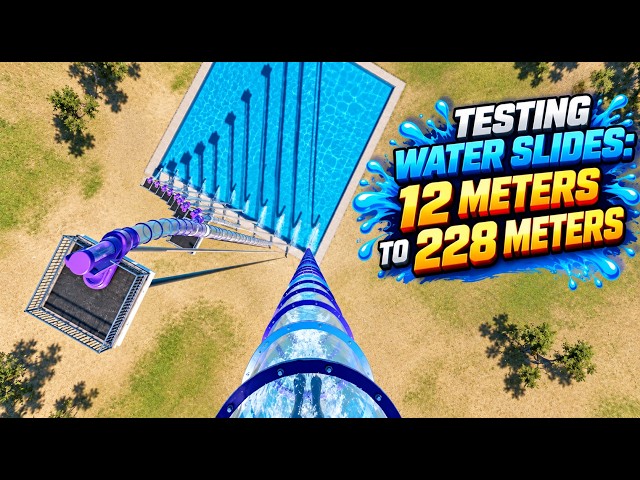 We Built and Tested The Most Intense Water Slides