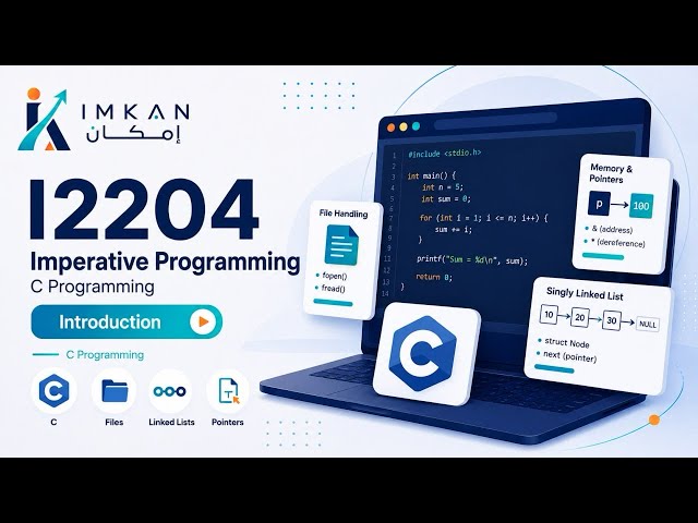 IMKAN | I2204 Imperative Programming with C – Course Introduction