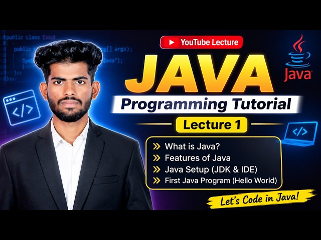Writing Your First Java Program! | Lecture 1.