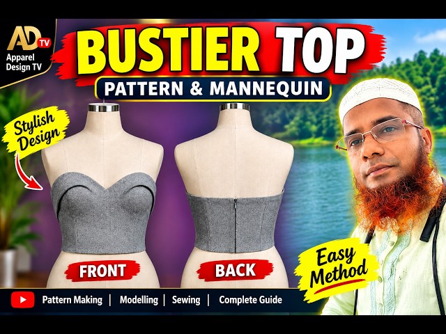 BUSTIER TOP How to make pattern in lectra system