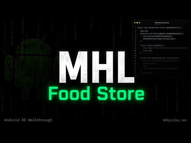 Mobile Hacking Labs — Food Store - SQL Injection Challenge | Android RE Walkthrough | MHL