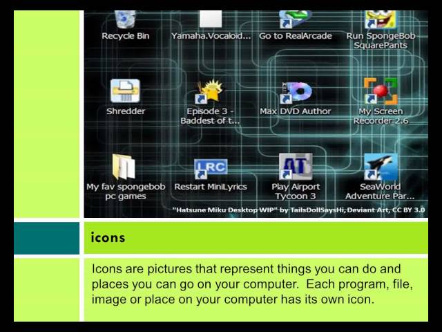 Computer Skills:  Parts of the Computer