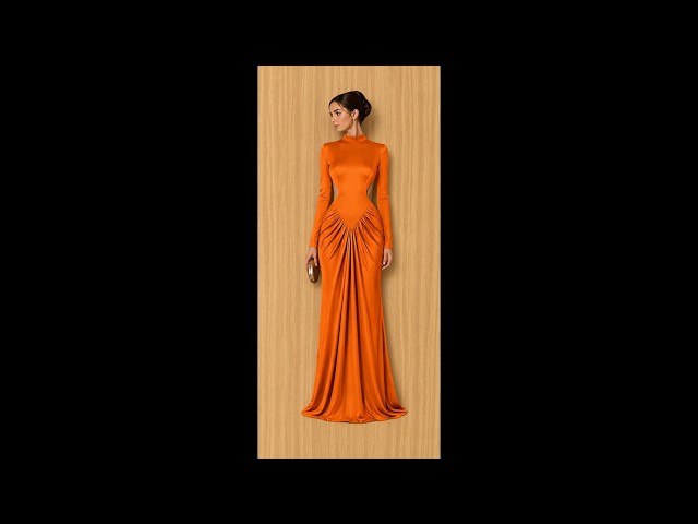 How to cut this beautiful gown with slash and spread method.