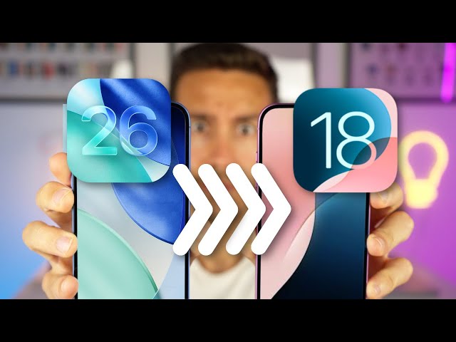 How to GO BACK to iOS 18 from iOS 26 ❌ Downgrade WITHOUT LOSING DATA or errors!