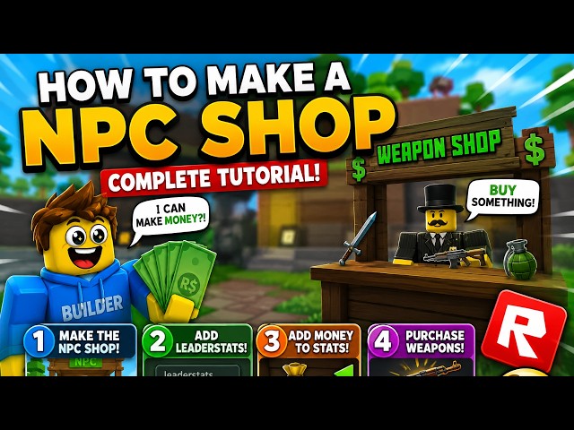 How To Make An NPC Shop